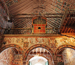 interior of the chapel Canincunca